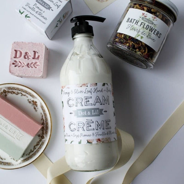 Hand/body cream - Peony &amp; Olive