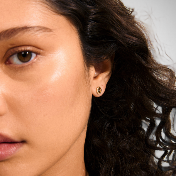 BETWEEN gold-plated earrings