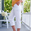 Pantalon ¾ vino