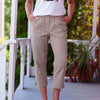 Pantalon ¾ vino