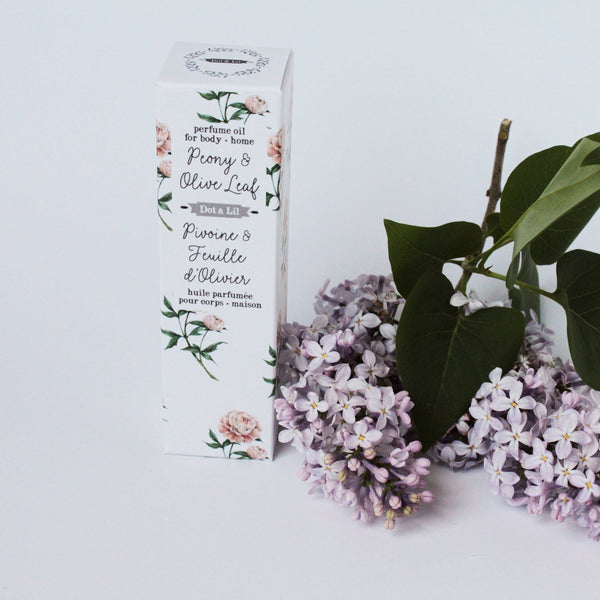 Scented body oil - Peony olive tree