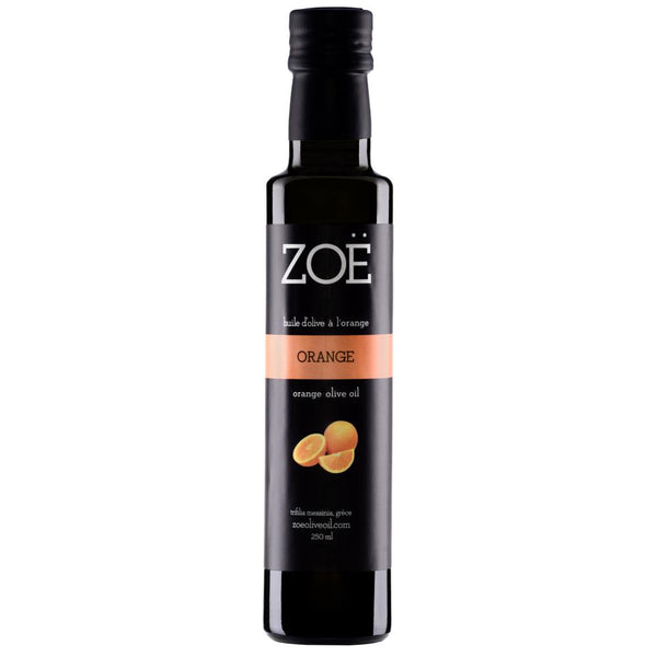 Huile d'olive infusée à l'orange 250 ml | Zoé | La Maison du Bleuet